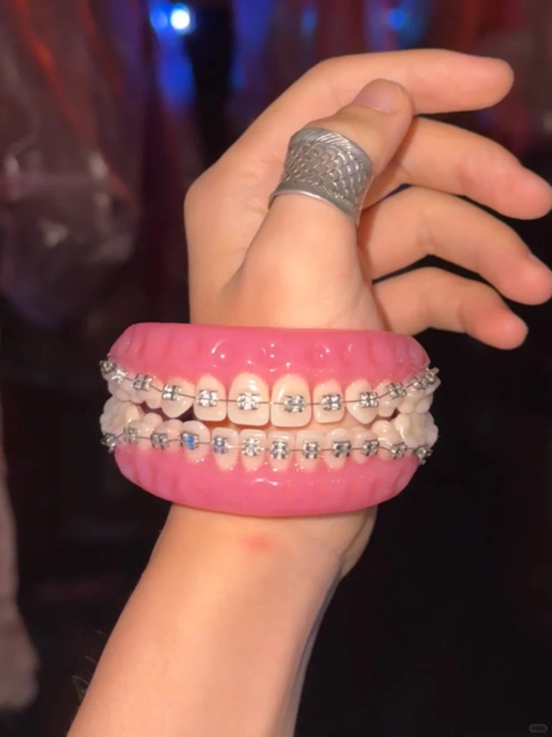 Handmade Tooth Bracelet.