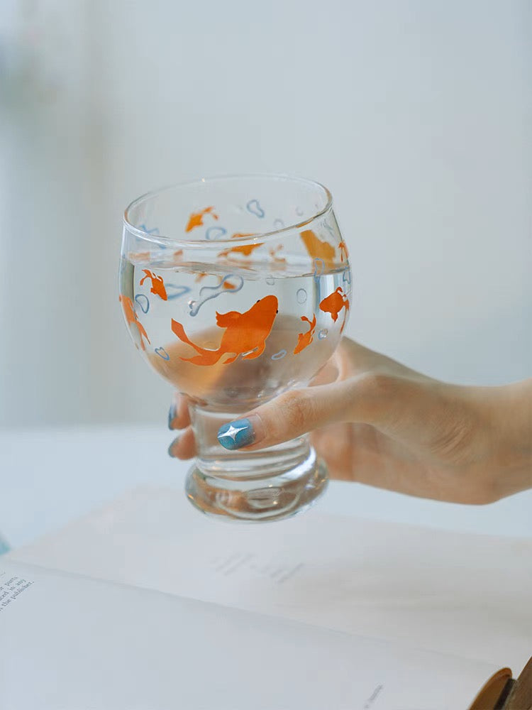 Cute goldfish cup