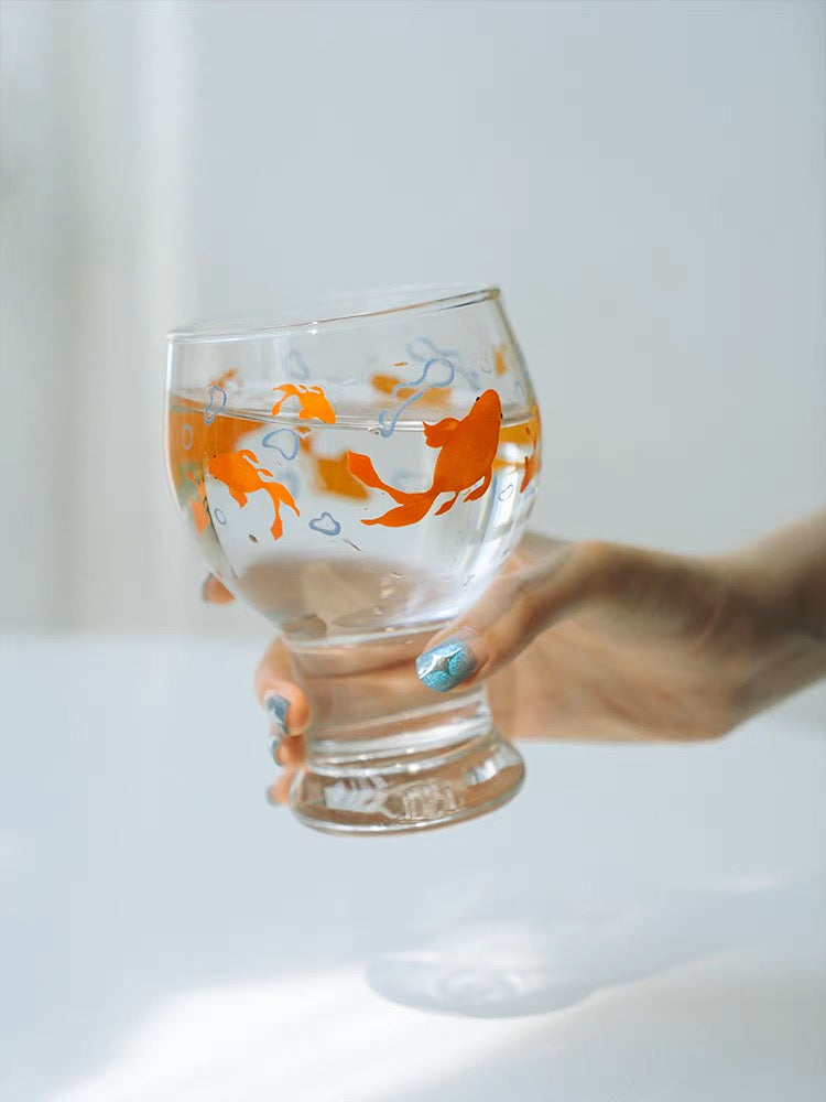 Cute goldfish cup