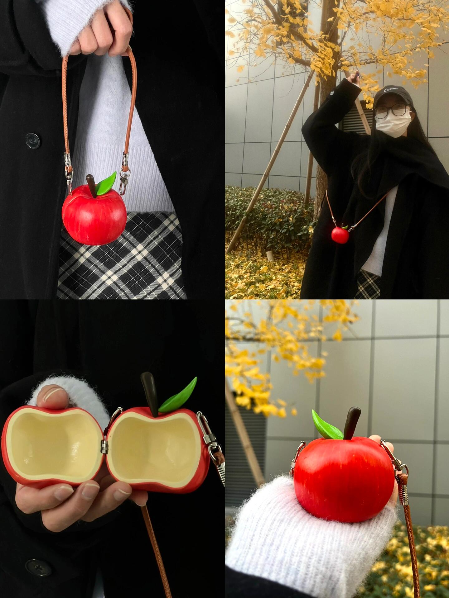 Handmade Apple bag.