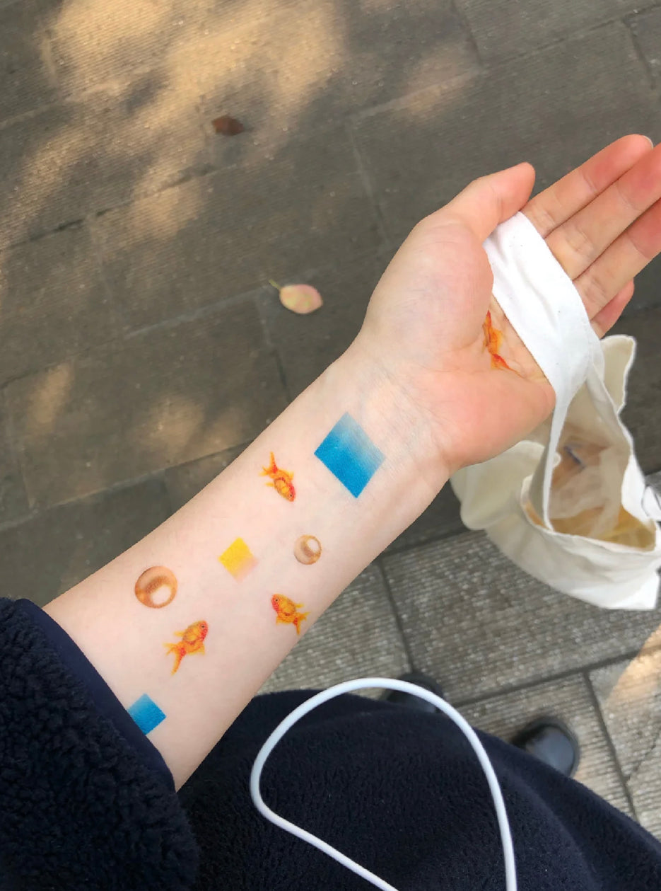 Goldfish Tattoo Stickers