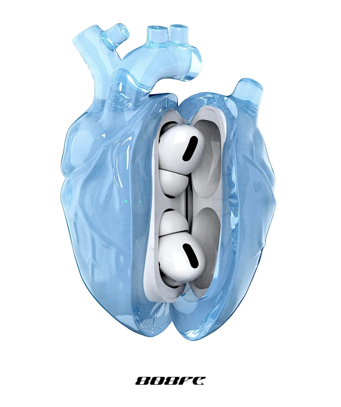 Heart earphone case