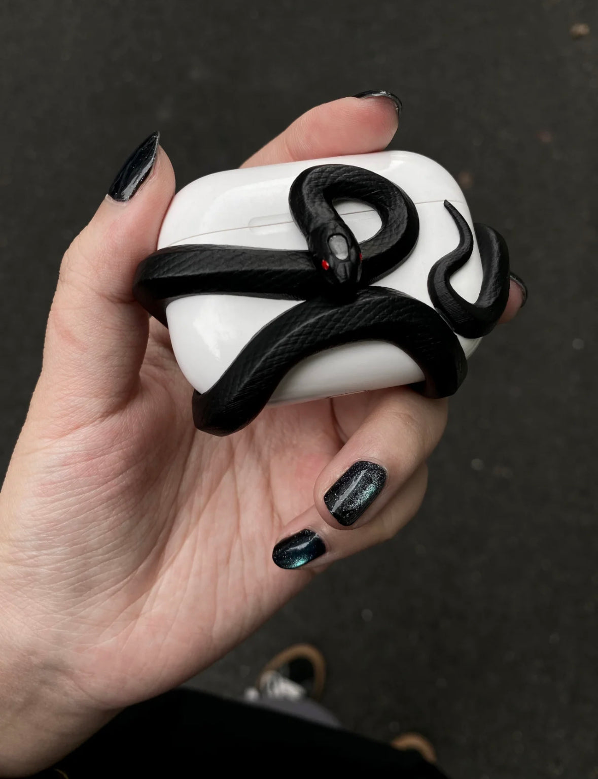 Snake earphone case