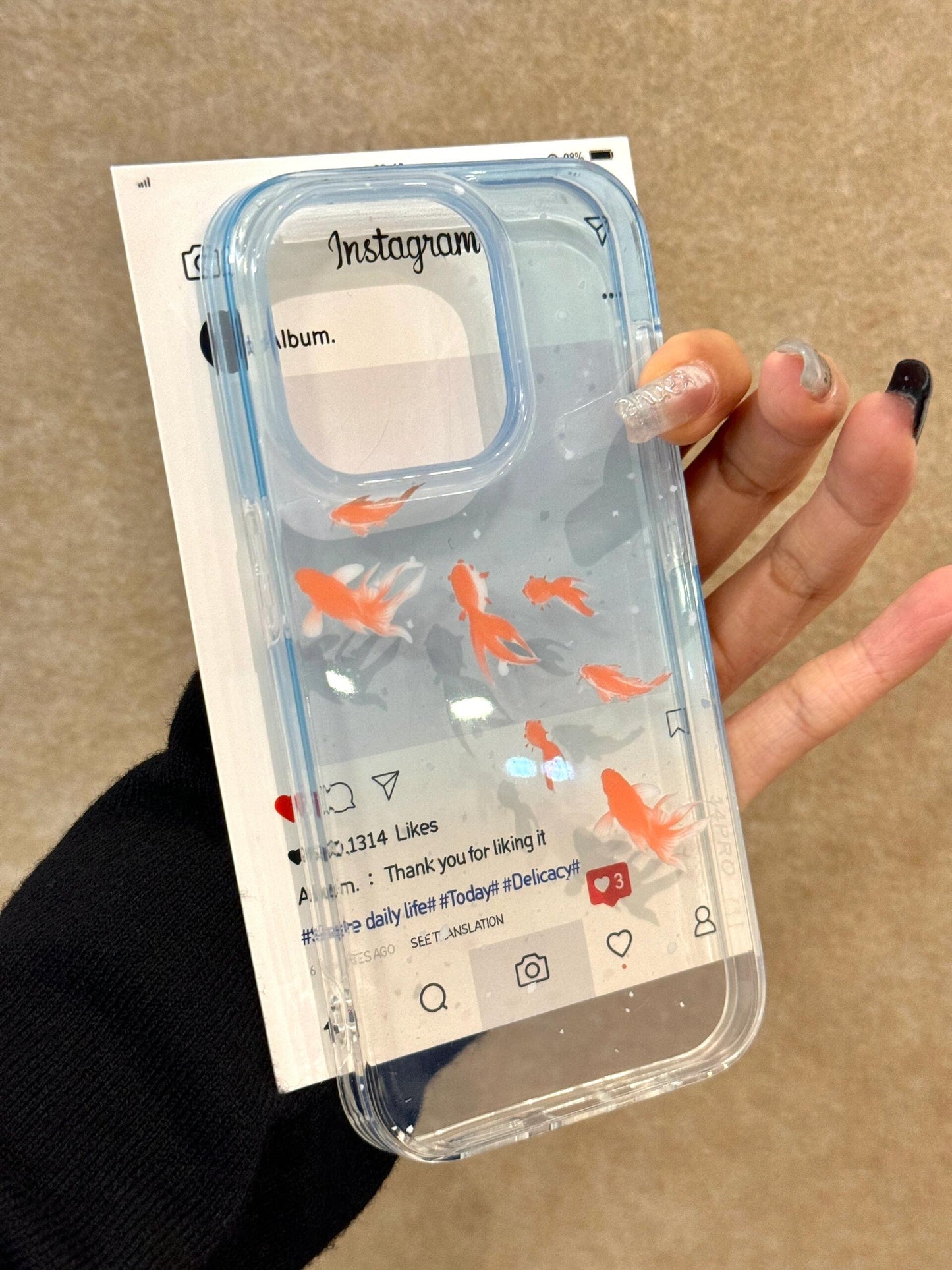 Goldfish phone case