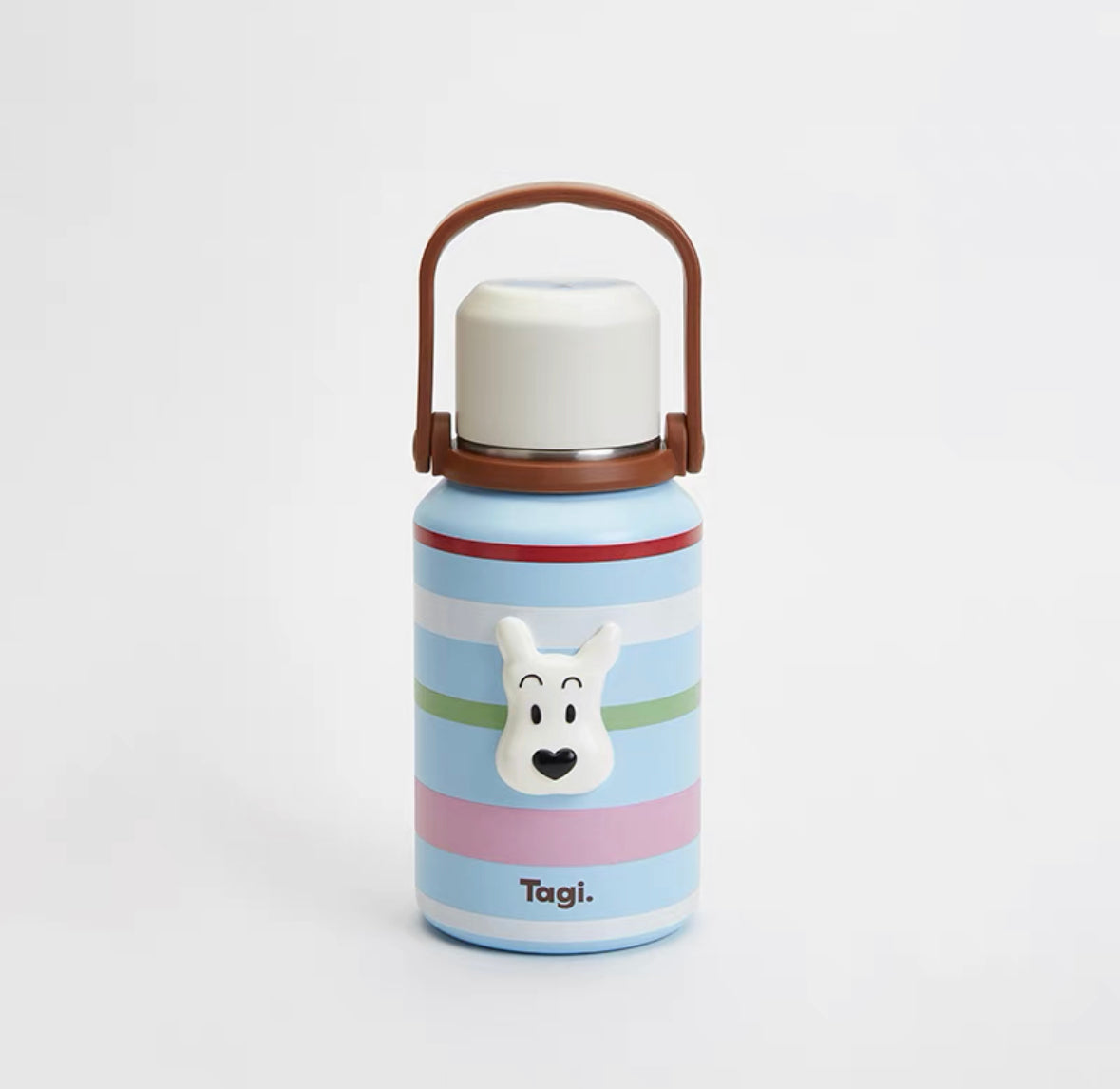 Tagi thermos cup.