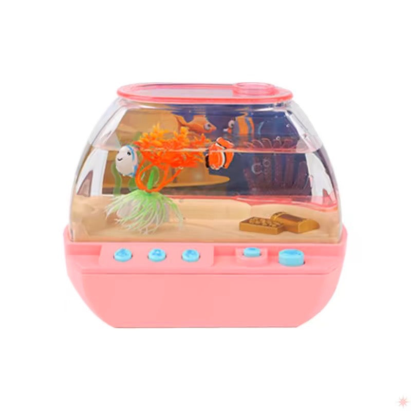 Goldfish tank toy.